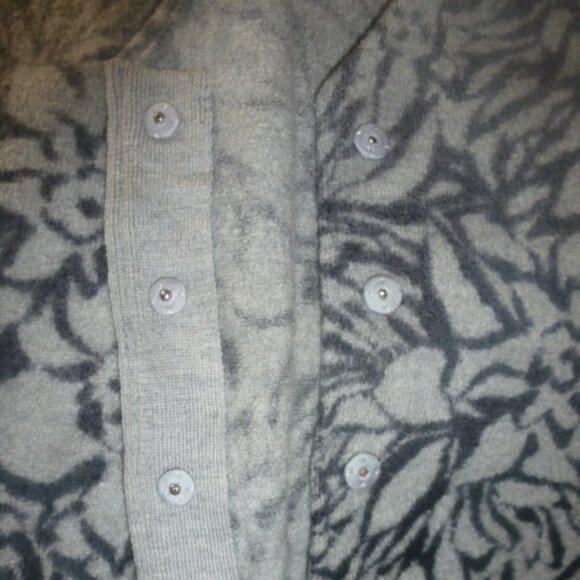 🖤 Coldwater Creek 100% Wool Vest – Floral Color changing Pattern – Size 1X - Picture 10 of 14